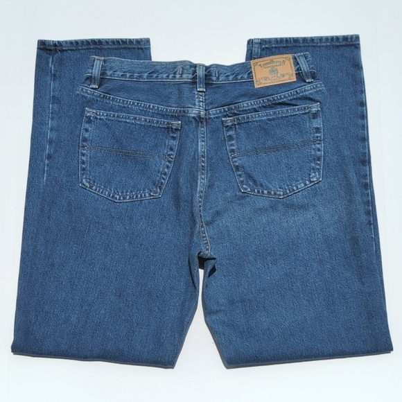 Tommy Hilfiger 2000 Vintage Medium Wash High Waisted Straight Leg Jeans Blue 12 - Picture 5 of 16